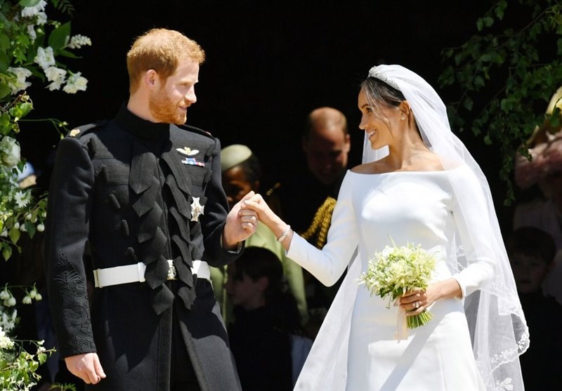 تصاویر | جرج کلونی، اپرا وینفری و جیمز کوردن در مراسم ازدواج نوه ملکه انگلیس