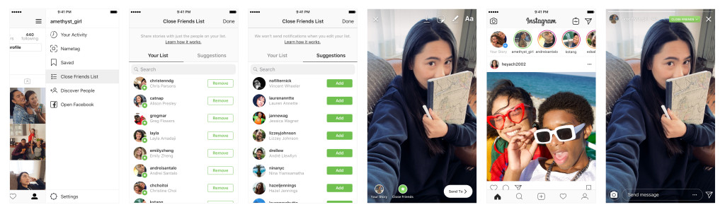 قابلیت Close Friends به استوری اینستاگرام اضافه شد 4 1543574401 instagram stories close friends list