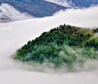 روستای فیلبند، روستایی عجیب و رویایی بر فراز ابرها + تصاویر