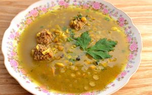 سوپ انار شامی خوشمزه برای شب یلدا