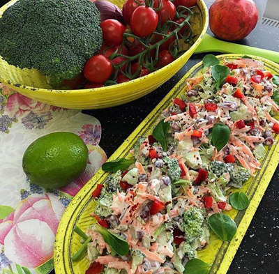 درست کردن سالاد کلم بروکلی,طرز درست کردن سالاد کلم بروکلی