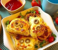 طرز تهیه نان و سیر و پنیر
