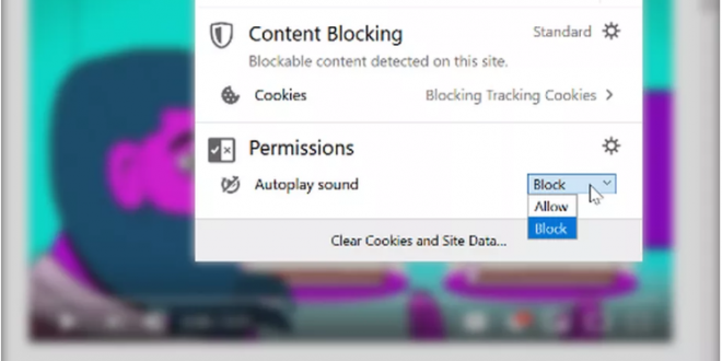 فایرفاکس از پخش ویدئو‌های خودکار صفحات وب جلوگیری می‌کند