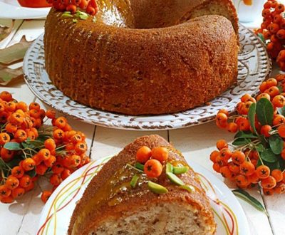 طرز تهیه کیک خرمالو
